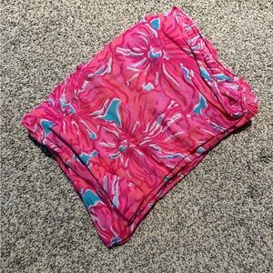 Lilly Pulitzer Riley Infinity Scarf Sea Blue Flirty Sea